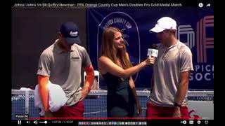 Advice to the Pickleball Addict, by Collin Johns