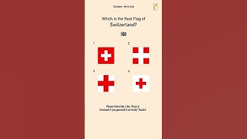 Find the Real Flag 9 • Switzerland  #flag #quiz
