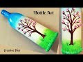 കുപ്പിയിൽ clay കൊണ്ട് മരം ഉണ്ടാക്കാം /Bottle Art Malayalam/ Creative Hut