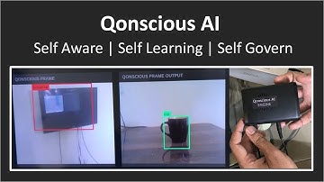 Qonscious AI using TensorFlow Classification, YOLO object detection, GTTS, GSTT, IoT