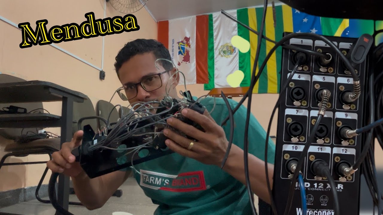 Instalando Mendusa( Multicabo ). Dica de conexão. Medusa Conector Combo.