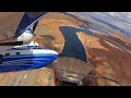 Big Beautiful amphibian flies scenic Lake Powell - 98TP