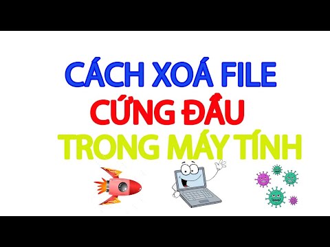 Video Cách xoá file cứng đầu trong máy tính - youtube