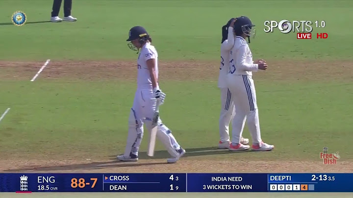 #Ind w vs eng w test Day3 highlights India win a match Dipti Sharma 9wickets #