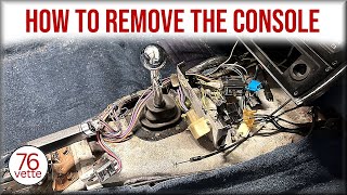 Remove 7782 C3 Corvette Center Console