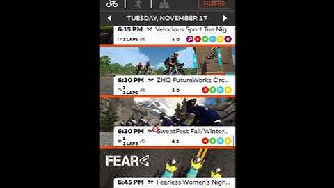 How to join an event in the Zwift Companion app