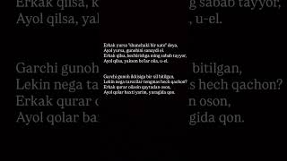 “Bir Gunoh va Ikki Taqdir”💔