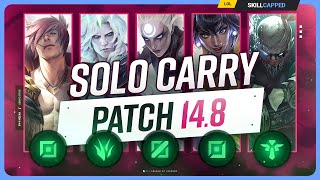 The NEW BEST SOLO CARRY CHAMPIONS on PATCH 14.8 - League of Legends by Skill Capped Challenger LoL Guides 139,401 views 2 weeks ago 14 minutes, 47 seconds