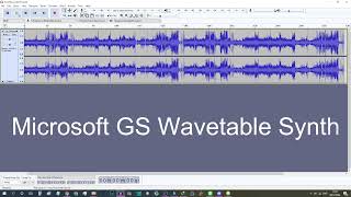 Microsoft GS Wavetable Synth vs Sound Blaster Live! (Sample MIDI Music)
