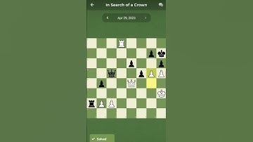 April 29th 2023 chess.com daily puzzle #chess #chesscom #chesspuzzle