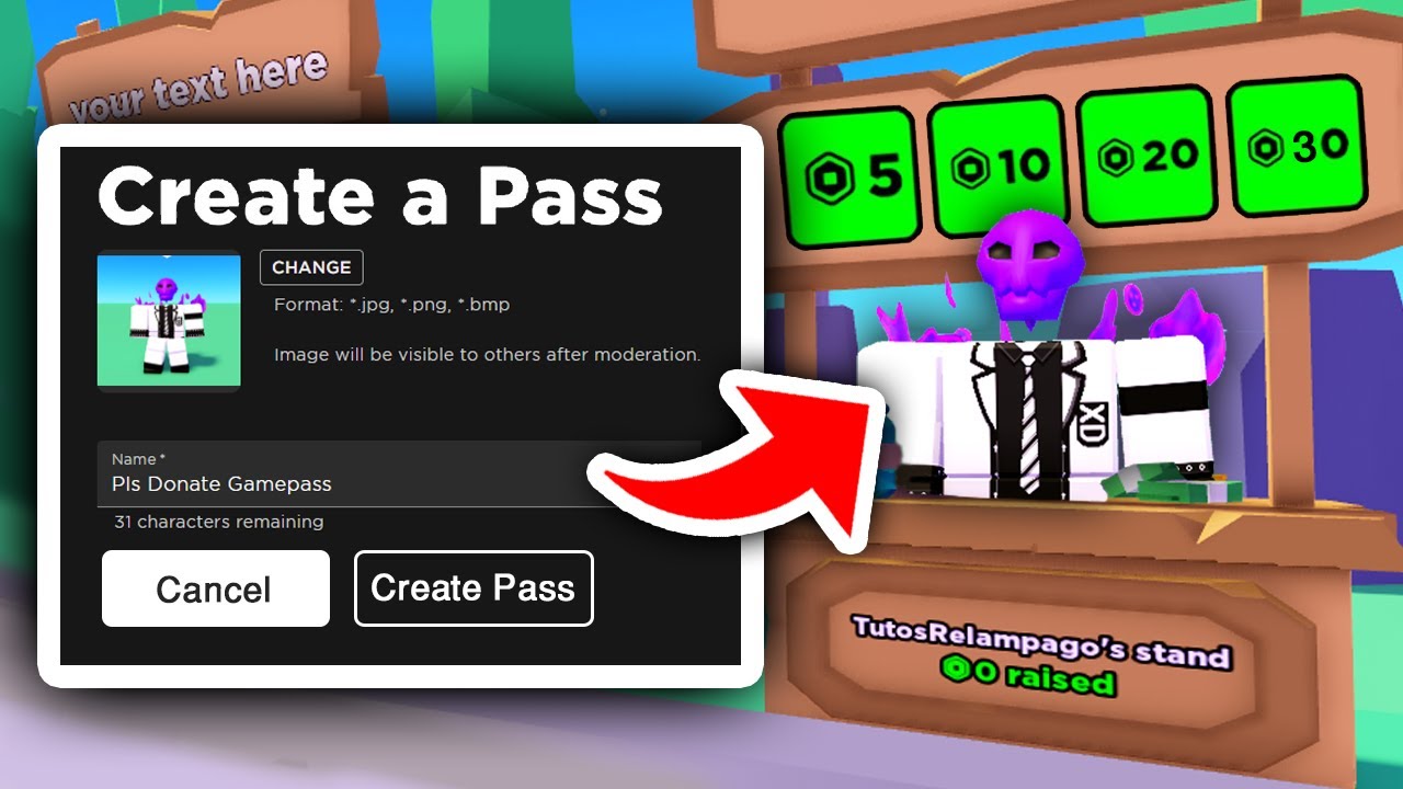 How To Make Gamepass In Pls Donate On Roblox (2023) - Updated - YouTube