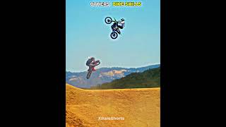 How did he stick that landing?! 🤯🏍️ #bikeskills