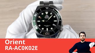 Зелёные дайверы со смещённой головкой / Orient RA-AC0K02E