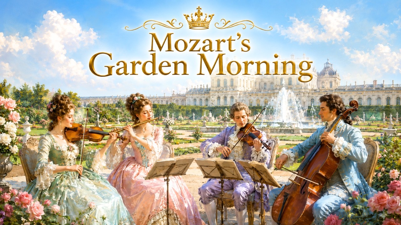 Mozart’s Garden Morning ☀️ | Classical Music for a Bright & Peaceful Day