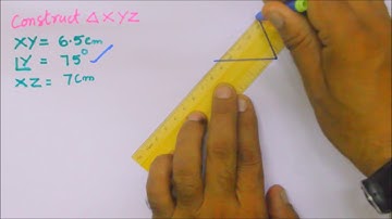 Construction of triangles Class-7 Part- 2