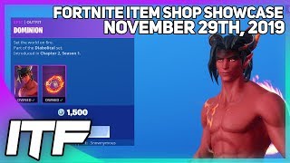Fortnite Item Shop *NEW* DOMINION SET + BUNDLE! [November 29th, 2019] (Fortnite Battle Royale)