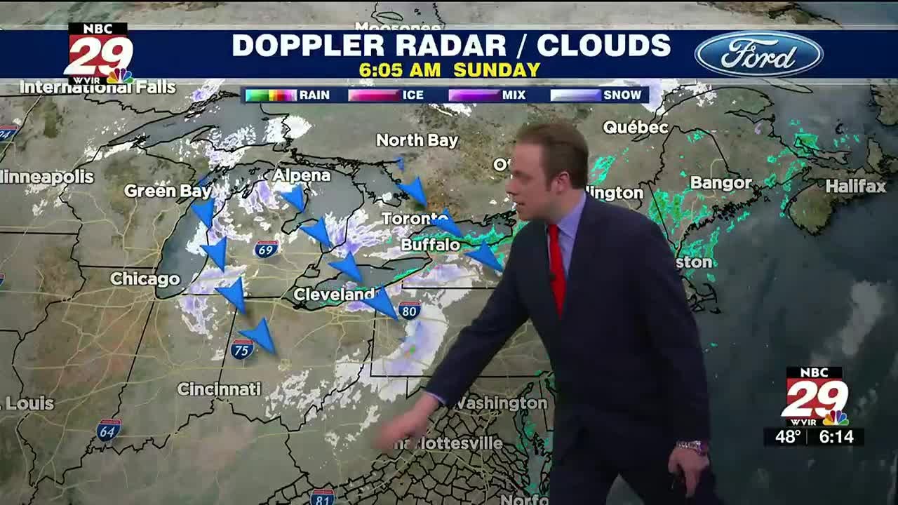 Trending colder temperatures with rain and wintry mix for some ahead ...