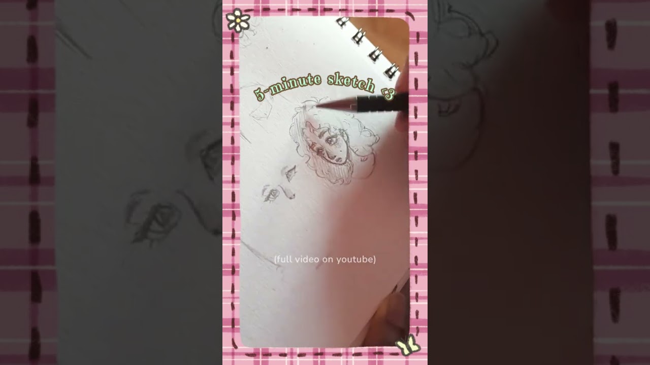 pov you locked in for 5 minutes ✏️ #drawingprocess #dailysketch #digitalartist #shorts