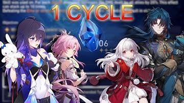 Memory of Xianzhou STAGE 6 in 1 CYCLE! | E0 SEELE & E1 BLADE X E1 CLARA