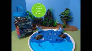Ocean Animal Small World Tray Diorama