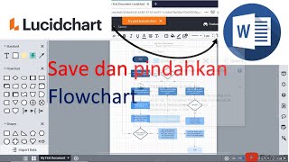 Tutorial Lucidchart #2: Cara Menyimpan dan Memindahkan Diagram Alir (Flowchart) ke Microsoft Word screenshot 5