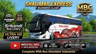 SHALIMAR HD NEW LIVERY FOR BUSSID | PAKISTANI BUS LIVERY YUTONG SRIKANDI | FREE LINK SKIN  screenshot 3