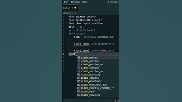 Digital clock in Python - 15 lines of code 😱