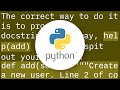 What Is The Proper Way To Comment Functions In Python What Is The Proper Way To Comment Functions In Python