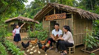From Rejected Woman to Strong Single Mother | Building a Chicken Coop and Starting a New Farm screenshot 1