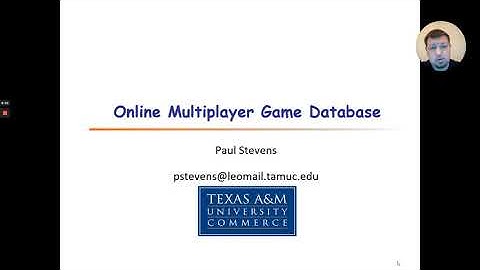 CSCI 526 Online Multiplayer Game Database Presentation