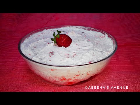 Strawberry Delight, Strawberry and Cream Dessert, Strawberry Dessert Recipe