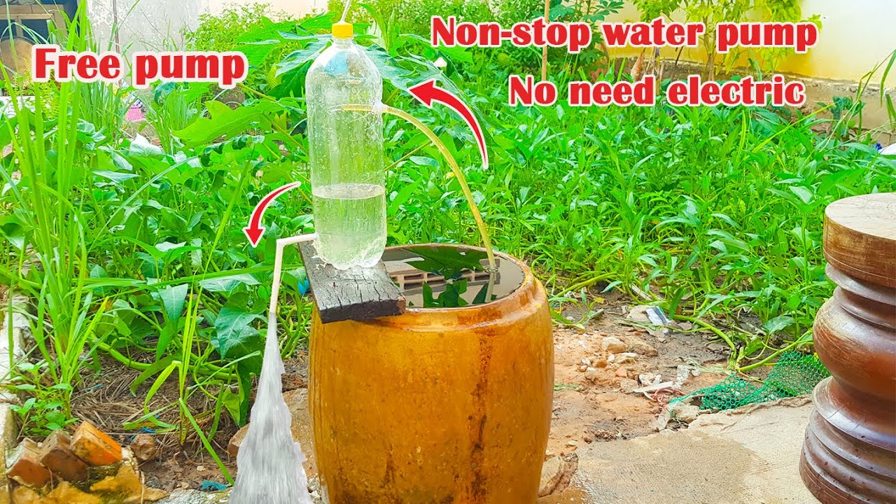 100 Working How to make free energy auto water pump Free water