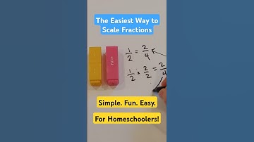The EASIEST way to learn about Fractions in 60 seconds! #homeschool #maths #shorts
