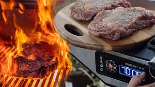 Masterbuilt Gravity Smoker | Reverse Searing Ribeye Steaks!