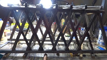 G scale thru truss bridge part 1