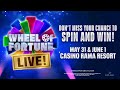 Wheel of Fortune Live at Casino Rama Resort, May 31 & June 1, 2024