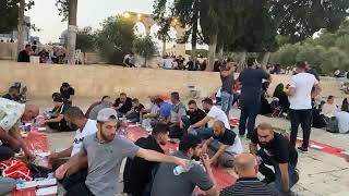 اذان المغرب من المسجد الأقصى المبارك | الاثنين وقفة عرفة 19-7-2021