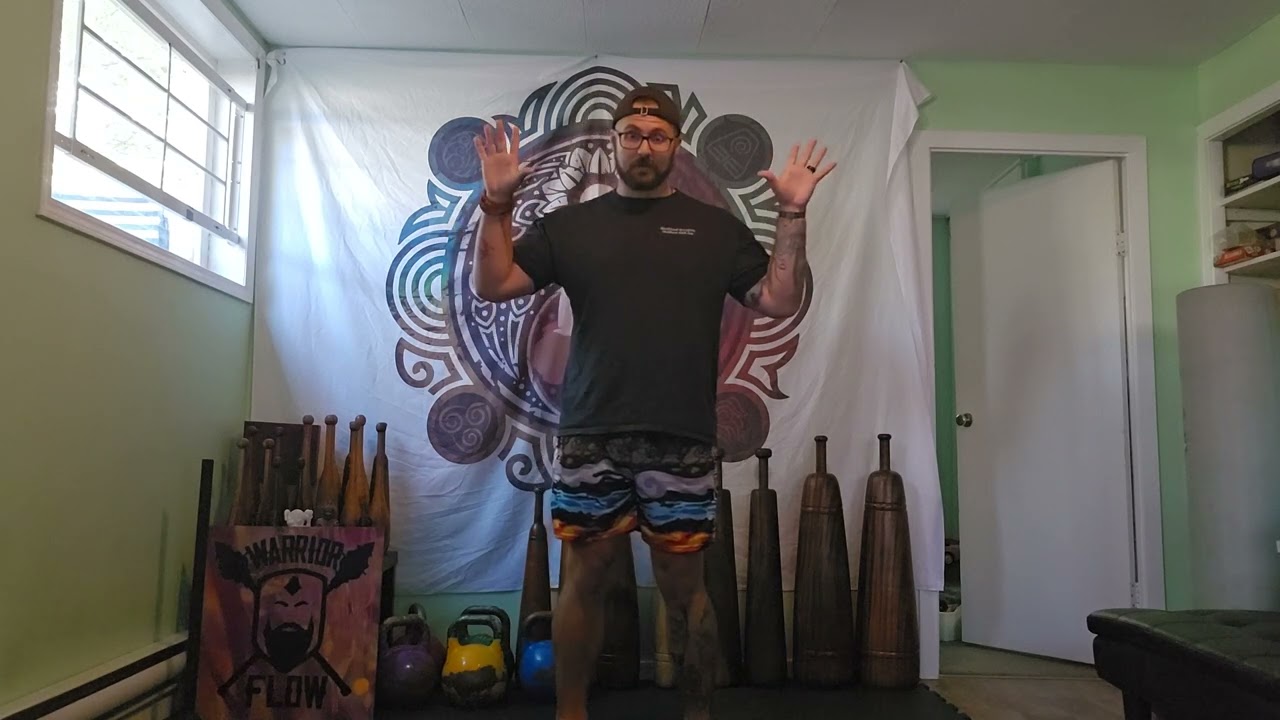 Joint mobility warm up for beginners- great for kettlebells, mace, clubs, or bodyweight workouts