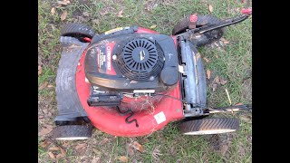 2013 Troy Bilt TB130 Lawn Mower from a package deal.