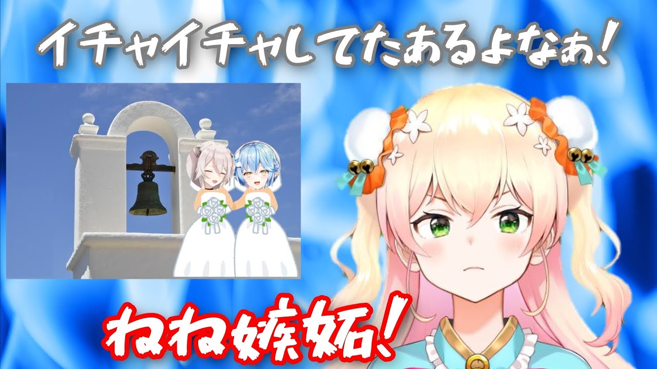 【桃鈴ねね】獅白ぼたんと雪花ラミィの距離感に嫉妬する桃鈴ねね【切り抜き】