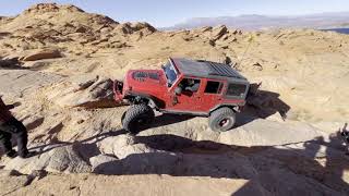 Jeeping in Sand Hollow triple 7 trail