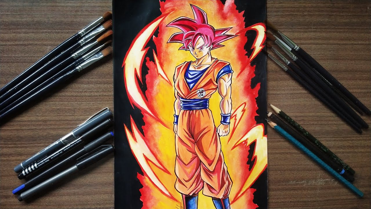 My mui goku drawing (repost) : r/DragonballLegends