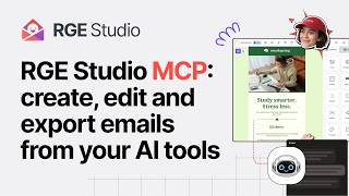RGE Studio MCP: create, edit and export emails from your AI tools