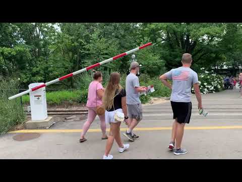 St. Louis Zoo Railroad Crossings - YouTube