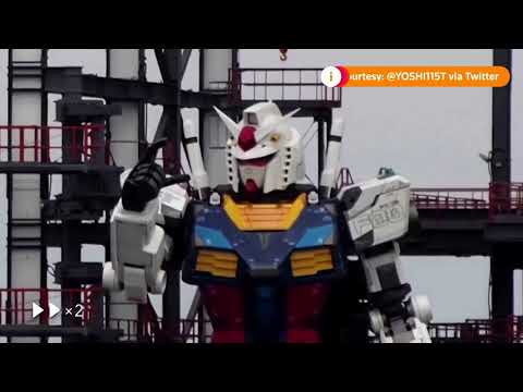 Japan unveils 59-foot tall Gundam robot