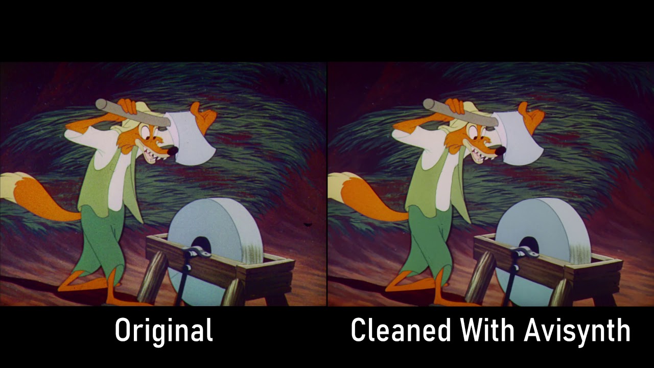 Dirt Cleanup on Animated Sources using Avisynth - YouTube