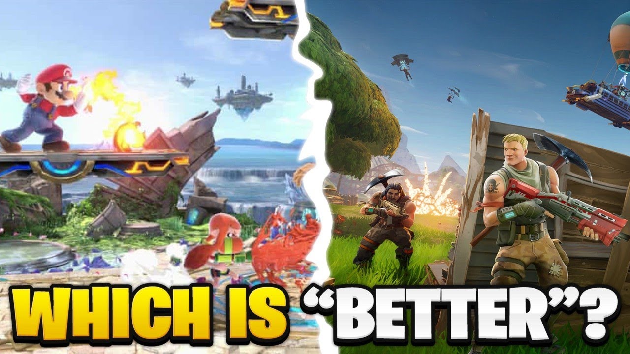 Fortnite vs Super Smash Bros. Ultimate Which Is More Fun? TAC YouTube