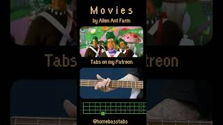 🎸 Movies  #alienantfarm#Movies#Basstabs#bassCover#bass#bassguitar#music