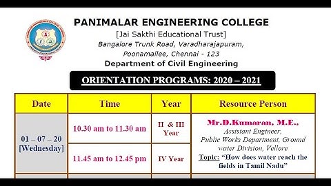Orientation Program - 01.07.20