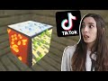 PROBAMOS LOS TIKTOK MÁS VIRALES DE MINECRAFT 17